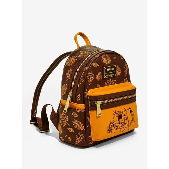loungefly disney winnie the pooh letters mini backpack